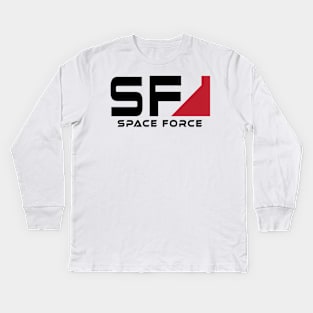 Space Force gaming T-shirt Kids Long Sleeve T-Shirt